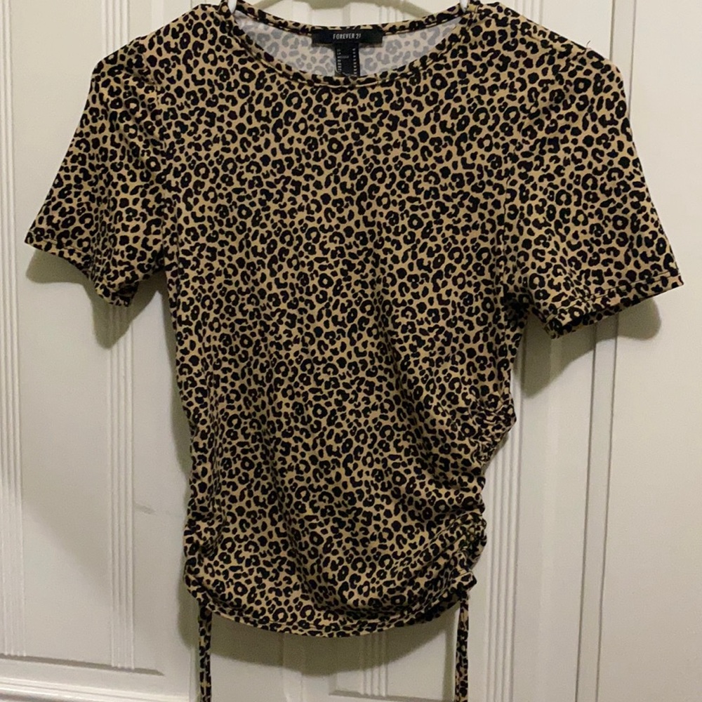 Leopard shirt from Forever 21. Size Medium